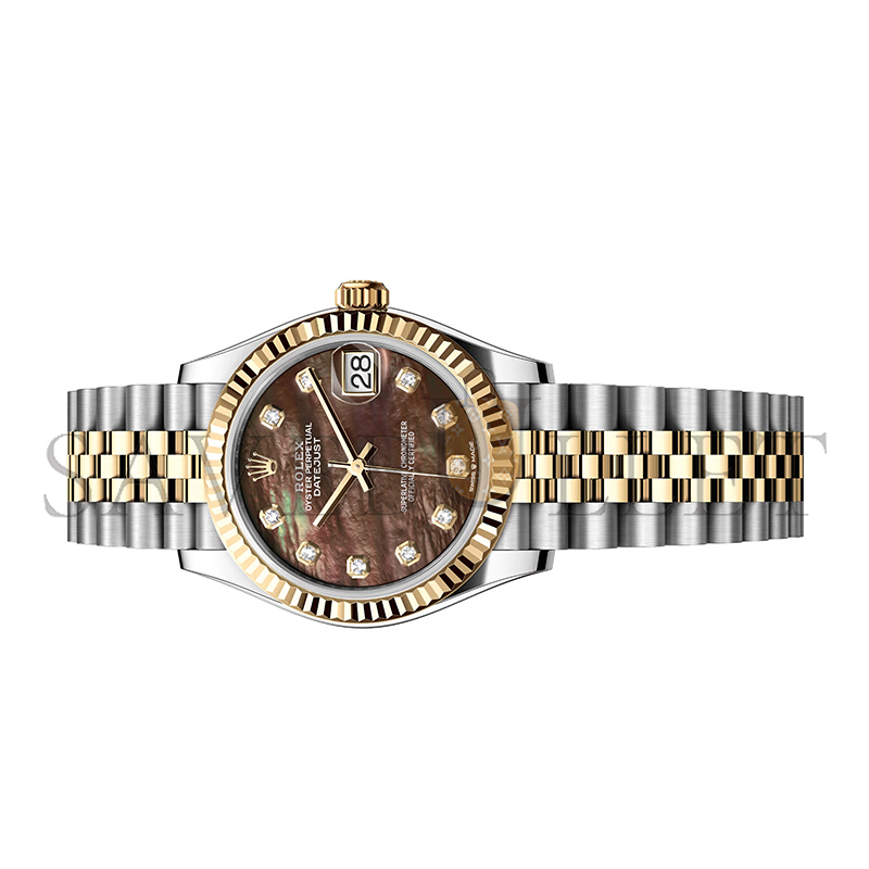 ROLEX DATEJUST MOTHER OF PEARL 31MM DARK MOP DIAL 278273-0024